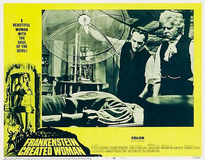 Frankenstein créa la femme - Cartes de lobby