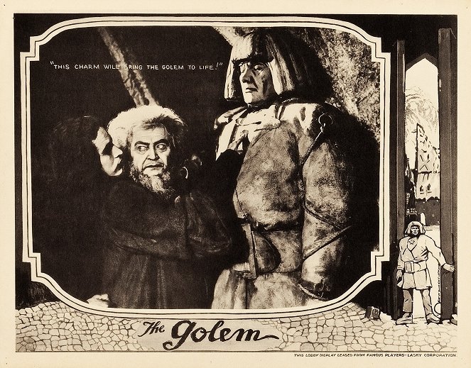 Der Golem, wie er in die Welt kam - Lobbykarten - Ernst Deutsch, Albert Steinrück, Paul Wegener