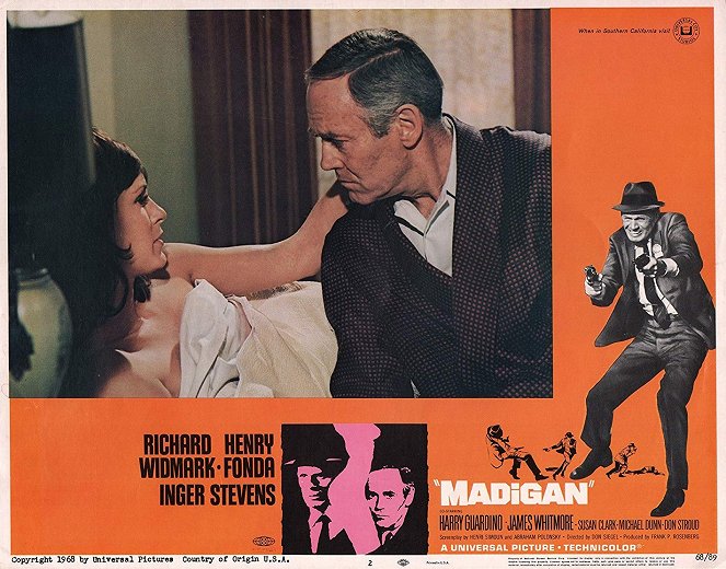 Madigan - Lobby karty - Susan Clark, Henry Fonda