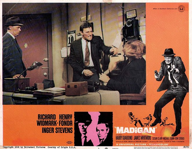 Madigan - Lobby Cards - Richard Widmark, Harry Guardino
