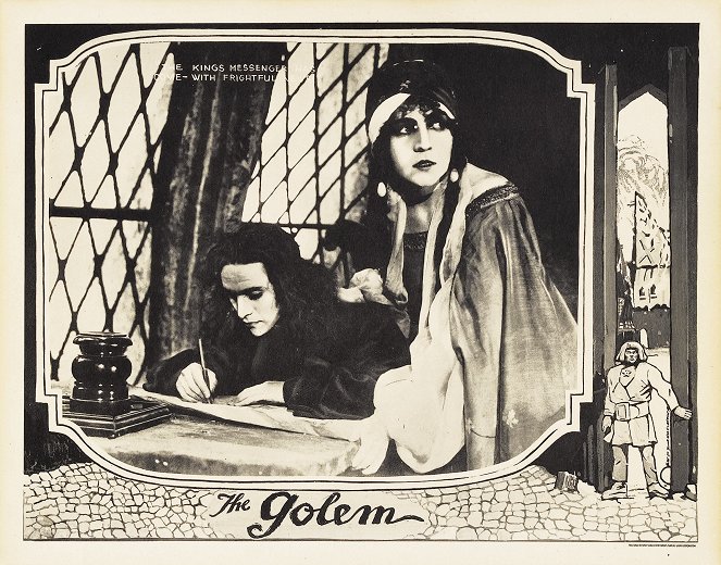 Golem - Lobby karty - Ernst Deutsch, Lyda Salmonova