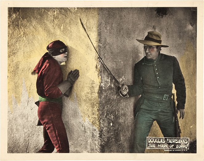 Das Zeichen des Zorro - Lobbykarten - Douglas Fairbanks