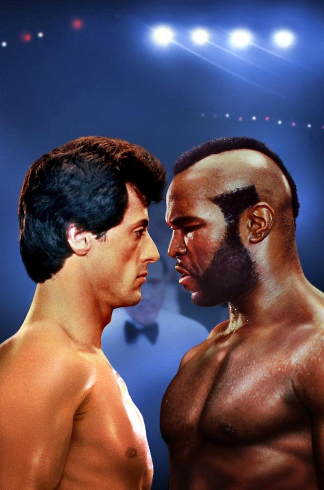 Rocky III. - Promóció fotók - Sylvester Stallone, Mr. T