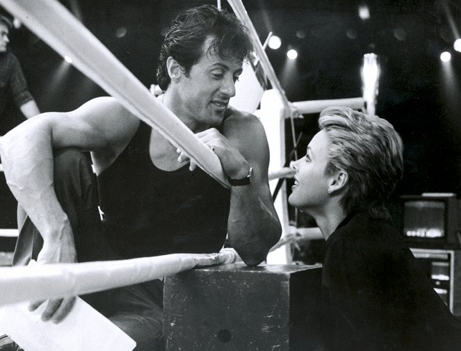 Rocky IV - Van de set - Sylvester Stallone, Brigitte Nielsen