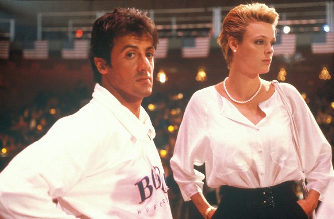 Rocky IV - Z natáčení - Sylvester Stallone, Brigitte Nielsen