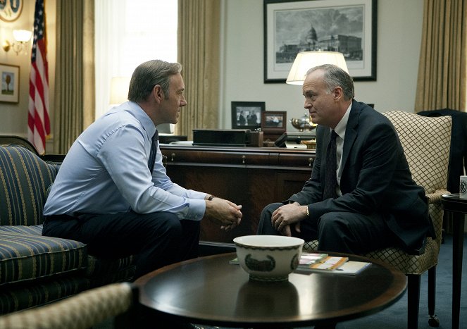 House of Cards - Season 1 - Chapter 2 - Photos - Kevin Spacey, Reed Birney