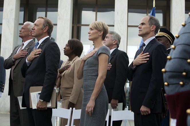 House of Cards - Z filmu - Kevin Spacey, Robin Wright, Michael Kelly