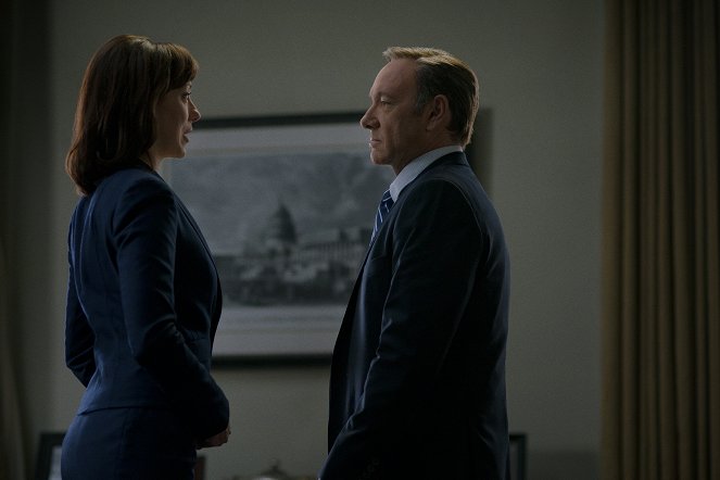 House of Cards - Nouvelle base - Film - Molly Parker, Kevin Spacey