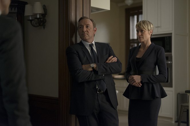 House of Cards - Bauernopfer - Filmfotos - Kevin Spacey, Robin Wright
