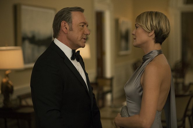 House of Cards - Season 3 - Staatsbankett - Filmfotos - Kevin Spacey, Robin Wright