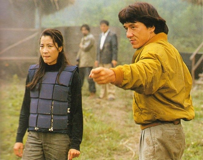Jing cha gu shi III: Chao ji jing cha - Van de set - Michelle Yeoh, Jackie Chan