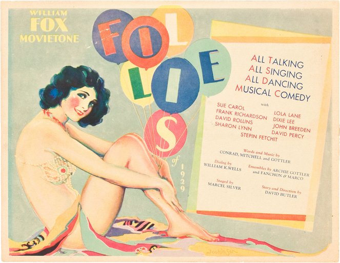 Fox Movietone Follies of 1929 - Cartões lobby