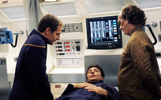 Star Trek: Enterprise - Season 1 - Shuttlepod One - Photos - Scott Bakula, Dominic Keating, John Billingsley