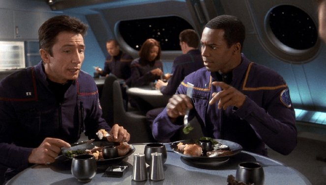 Star Trek: Enterprise - Pajęczyna - Z filmu - Dominic Keating, Anthony Montgomery