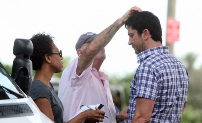 Le Chasseur de primes - Tournage - Gerard Butler