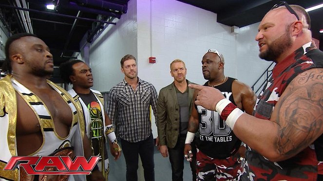 WWE Monday Night RAW - Fotosky - Ettore Ewen, Austin Watson, Adam Copeland, Jason Reso, Devon Hughes, Mark LoMonaco