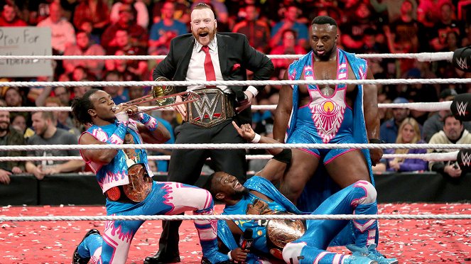 Wrestling: WWE Raw - Photos - Austin Watson, Stephen Farrelly, Kofi Sarkodie-Mensah, Ettore Ewen