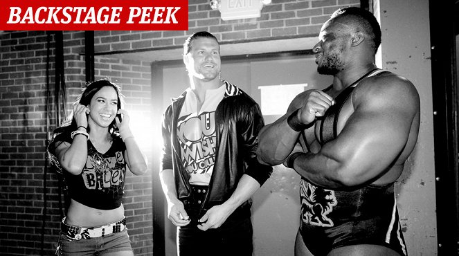 WWE Monday Night RAW - Dreharbeiten - A.J. Mendez, Nic Nemeth, Ettore Ewen