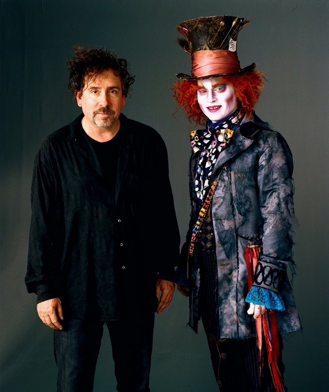 Alicia en el País de las Maravillas - Promoción - Tim Burton, Johnny Depp