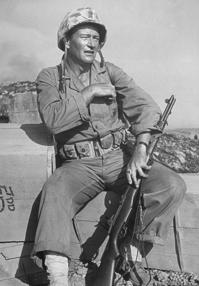 V písku ostrova Iwo Jima - Z filmu - John Wayne