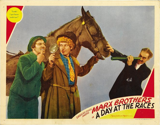Die Marx Brothers: Ein Tag beim Rennen - Lobbykarten