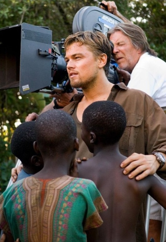 Diamante de sangre - Del rodaje - Leonardo DiCaprio