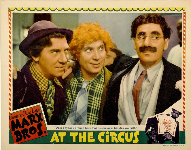 Die Marx Brothers im Zirkus - Lobbykarten