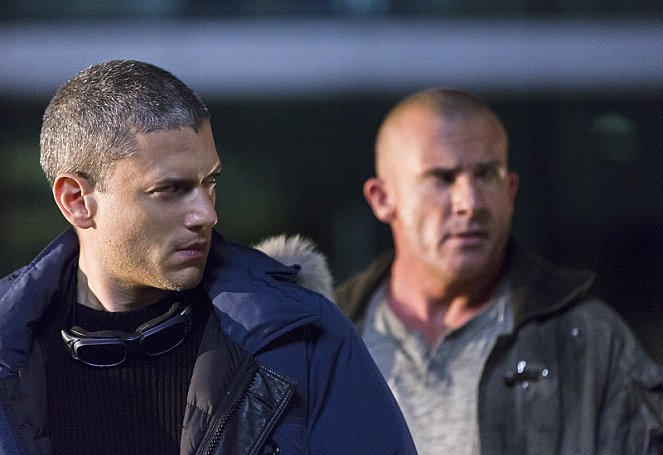 Legends of Tomorrow - Pilot, Part 1 - Van film - Wentworth Miller, Dominic Purcell