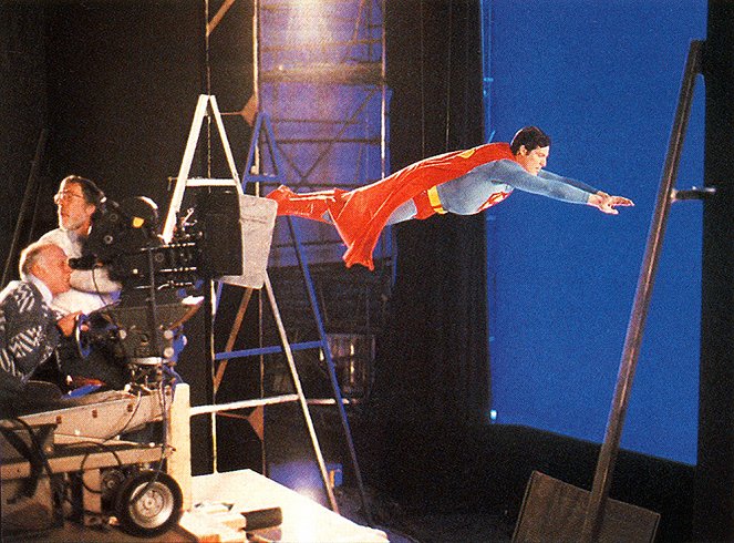 Superman 4. - Superman és a sötétség hatalma - Forgatási fotók - Christopher Reeve