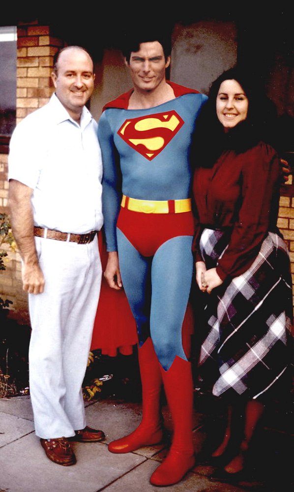 Superman 4. - Superman és a sötétség hatalma - Forgatási fotók - Christopher Reeve