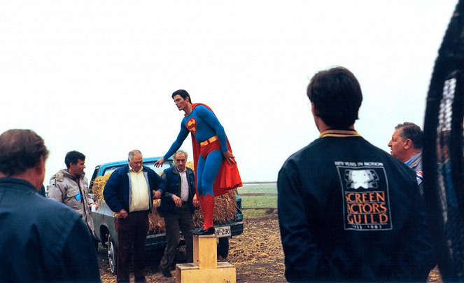 Superman 4. - Superman és a sötétség hatalma - Forgatási fotók - Christopher Reeve