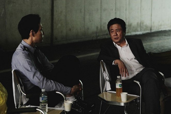 New World - Dreharbeiten - Jung-jae Lee, Min-shik Choi