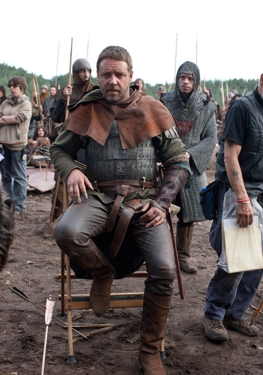 Robin Hood - Van de set - Russell Crowe