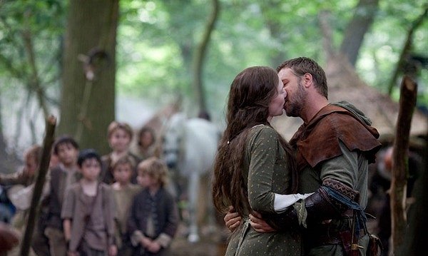 Robin Hood - Del rodaje - Cate Blanchett, Russell Crowe