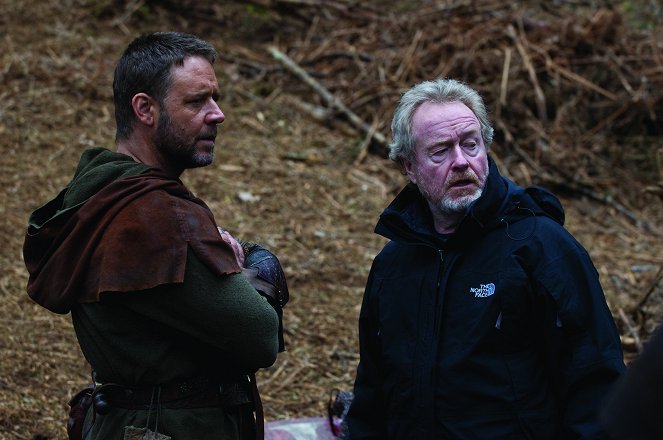 Robin Hood - Kuvat kuvauksista - Russell Crowe, Ridley Scott