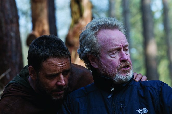 Robin Hood - Van de set - Russell Crowe, Ridley Scott
