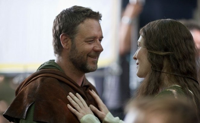 Robin Hood - Z natáčení - Russell Crowe, Cate Blanchett