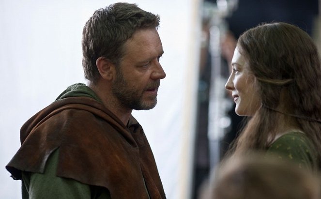 Robin Hood - De filmagens - Russell Crowe, Cate Blanchett