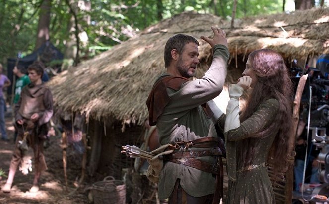 Robin Hood - Forgatási fotók - Russell Crowe, Cate Blanchett