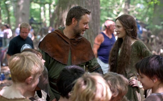 Robin Hood - Van de set - Russell Crowe, Cate Blanchett
