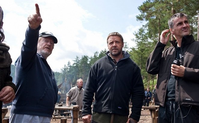 Robin Hood - Del rodaje - Ridley Scott, Russell Crowe