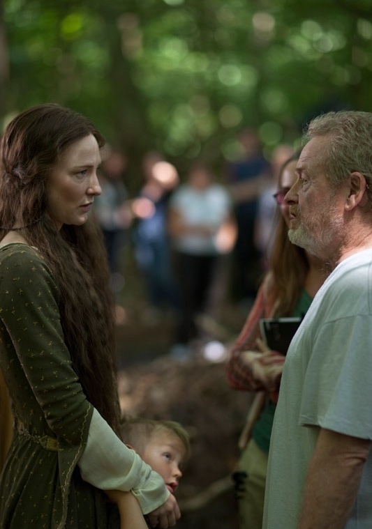 Robin Hood - Forgatási fotók - Cate Blanchett, Ridley Scott