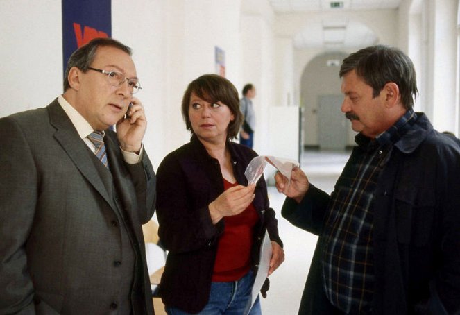 Polizeiruf 110 - Ein Bild von einem Mörder - Filmfotos - Jaecki Schwarz, Marie Gruber, Wolfgang Winkler