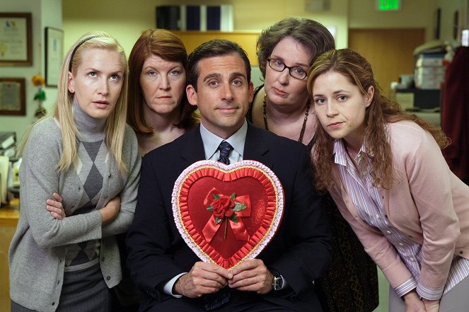 The Office (U.S.) - Season 1 - Promoción - Angela Kinsey, Kate Flannery, Steve Carell, Phyllis Smith, Jenna Fischer