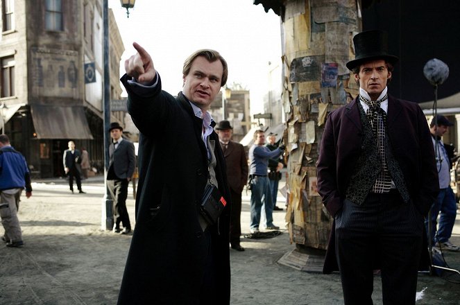 Dokonalý trik - Z natáčení - Christopher Nolan, Hugh Jackman