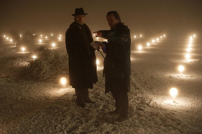 The Prestige - Kuvat kuvauksista - Hugh Jackman, Christopher Nolan