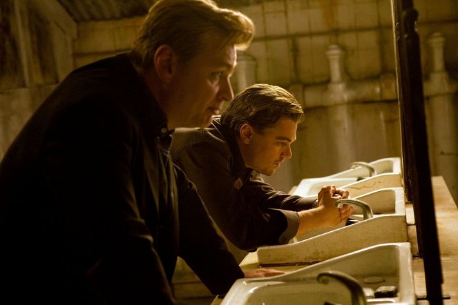 A Origem - De filmagens - Christopher Nolan, Leonardo DiCaprio