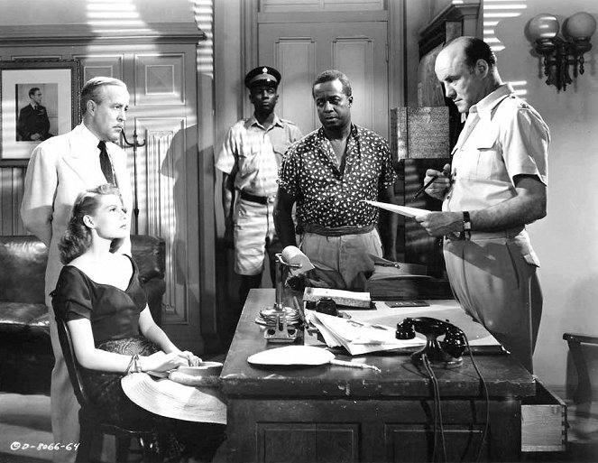 La dama de Trinidad - De la película - Howard Wendell, Rita Hayworth, Torin Thatcher