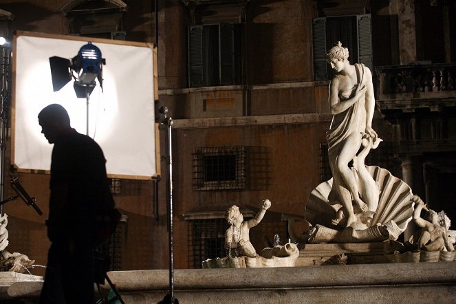 Rande v Římě - Z natáčení