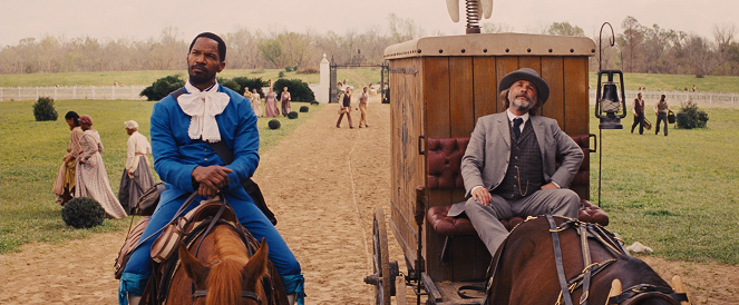 Django elszabadul - Filmfotók - Jamie Foxx, Christoph Waltz